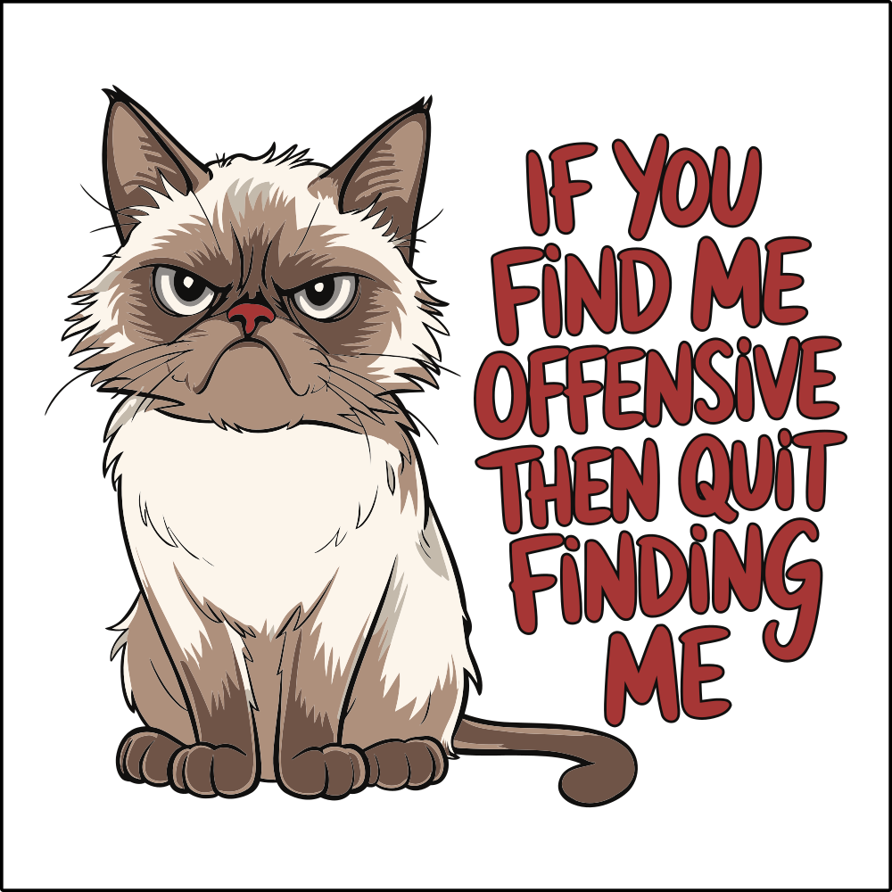 Grumpy Sarcastic Cats Magnet Collection