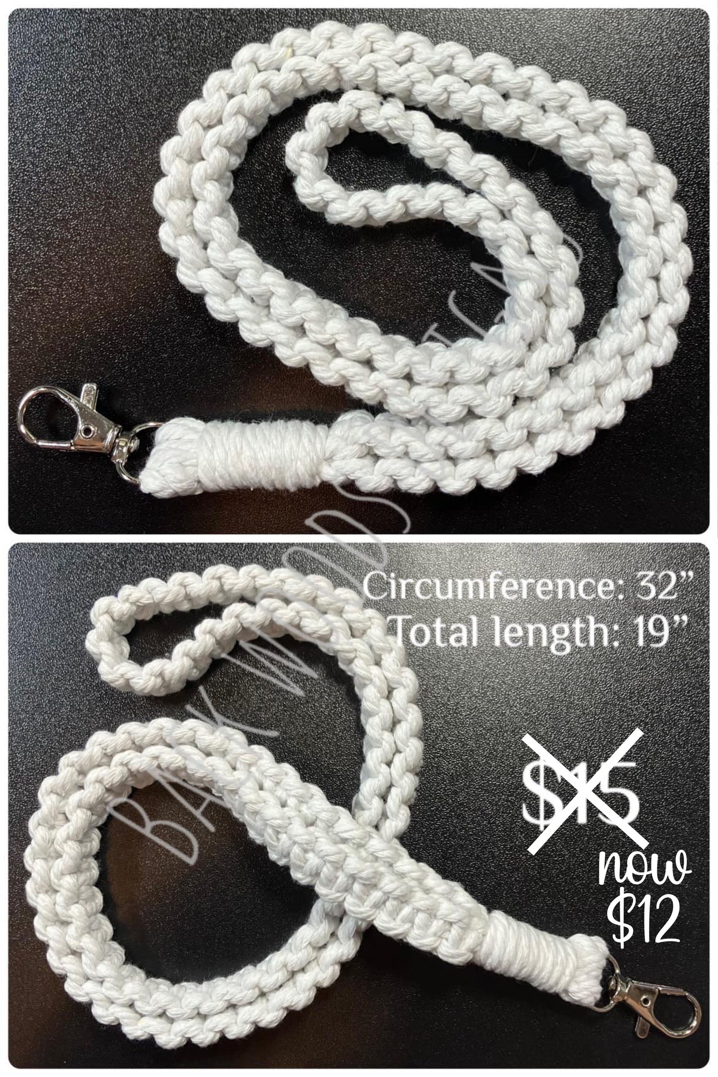 Macramé Lanyards – $12 each