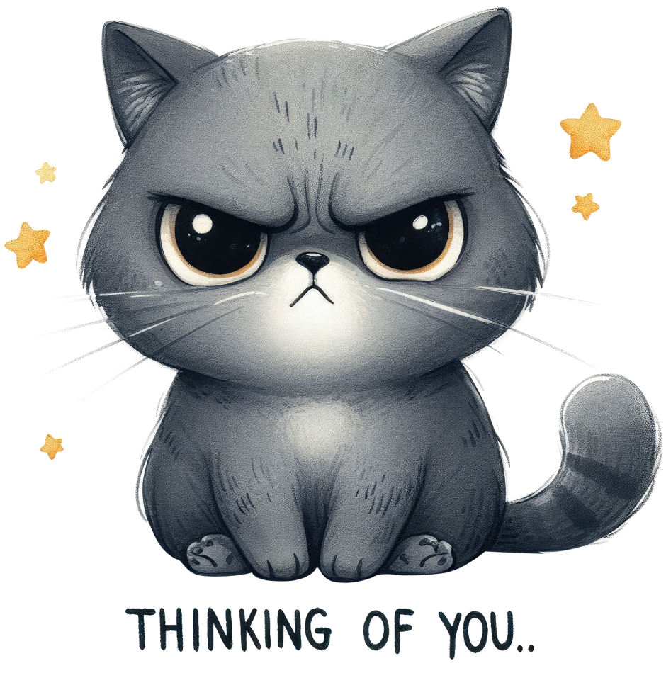 Grumpy Sarcastic Cats Magnet Collection