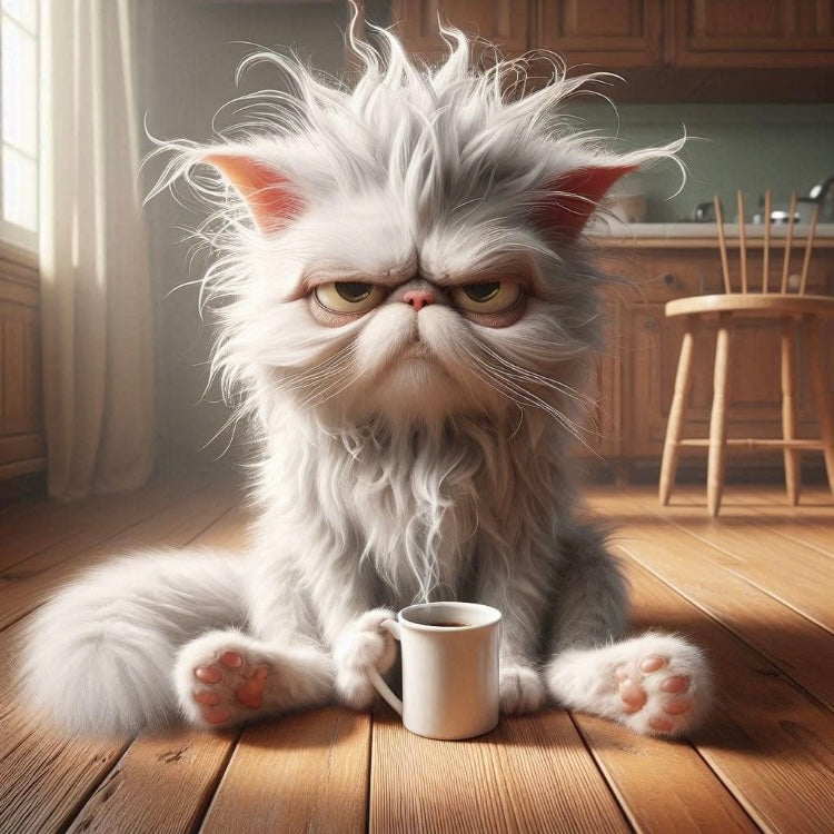 Grumpy Coffee Cats Magnet Collection