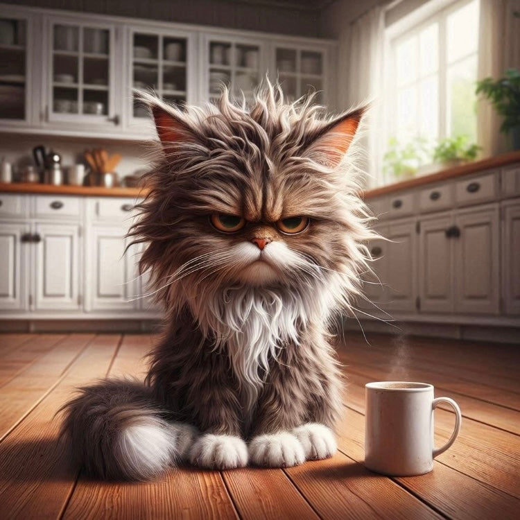 Grumpy Coffee Cats Magnet Collection