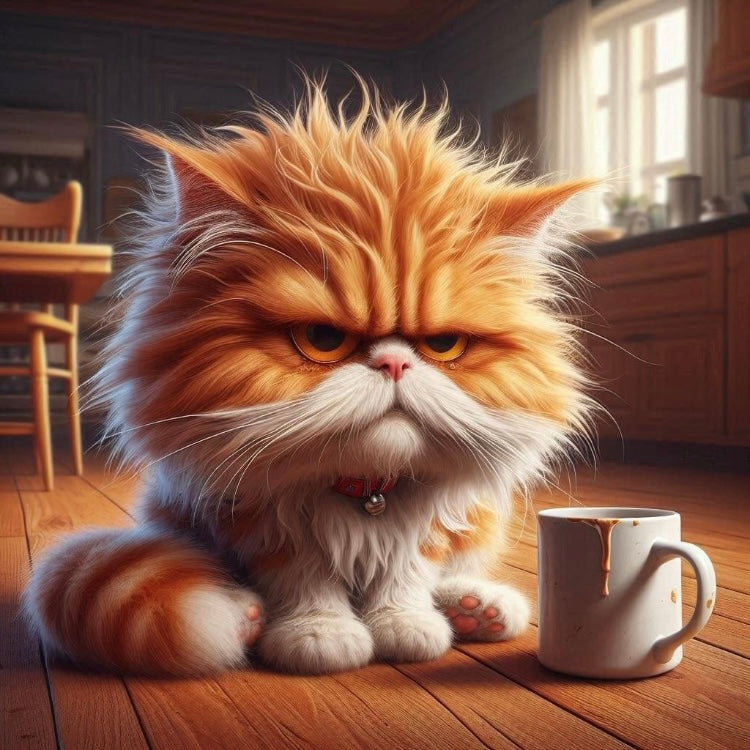 Grumpy Coffee Cats Magnet Collection