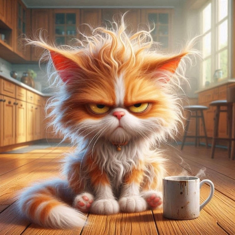 Grumpy Coffee Cats Magnet Collection
