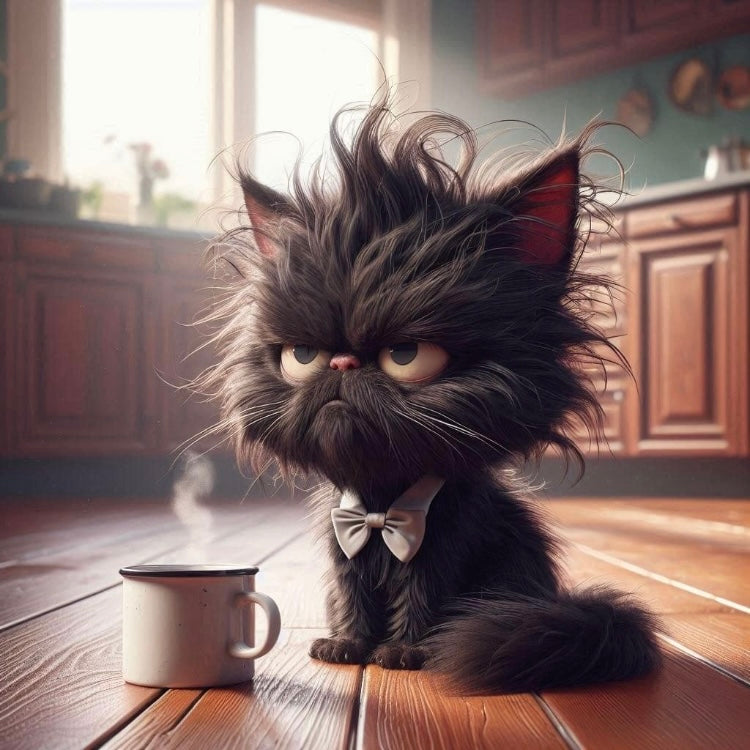 Grumpy Coffee Cats Magnet Collection