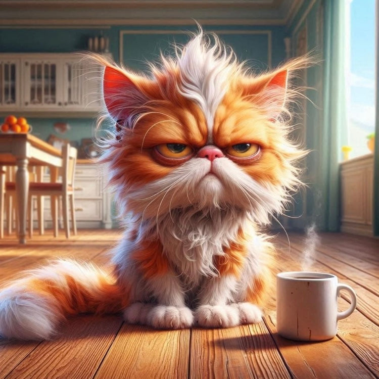 Grumpy Coffee Cats Magnet Collection
