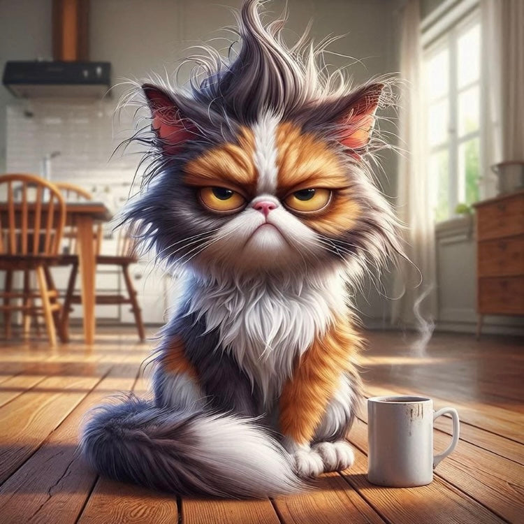 Grumpy Coffee Cats Magnet Collection