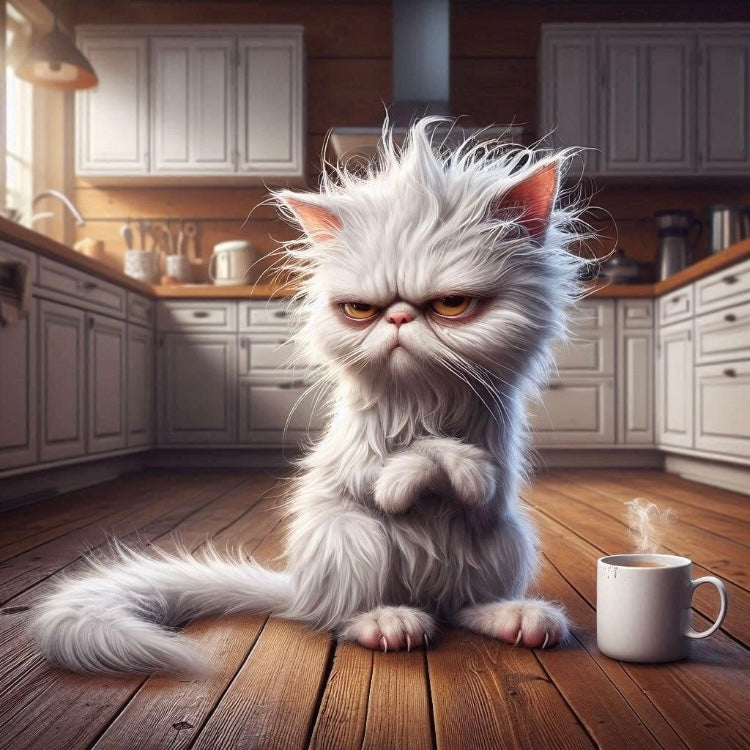 Grumpy Coffee Cats Magnet Collection