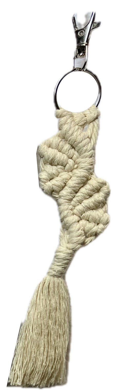 Macramé Keychains (Branch & Leaves) – Buy 2, Get 1 Free! 🎁