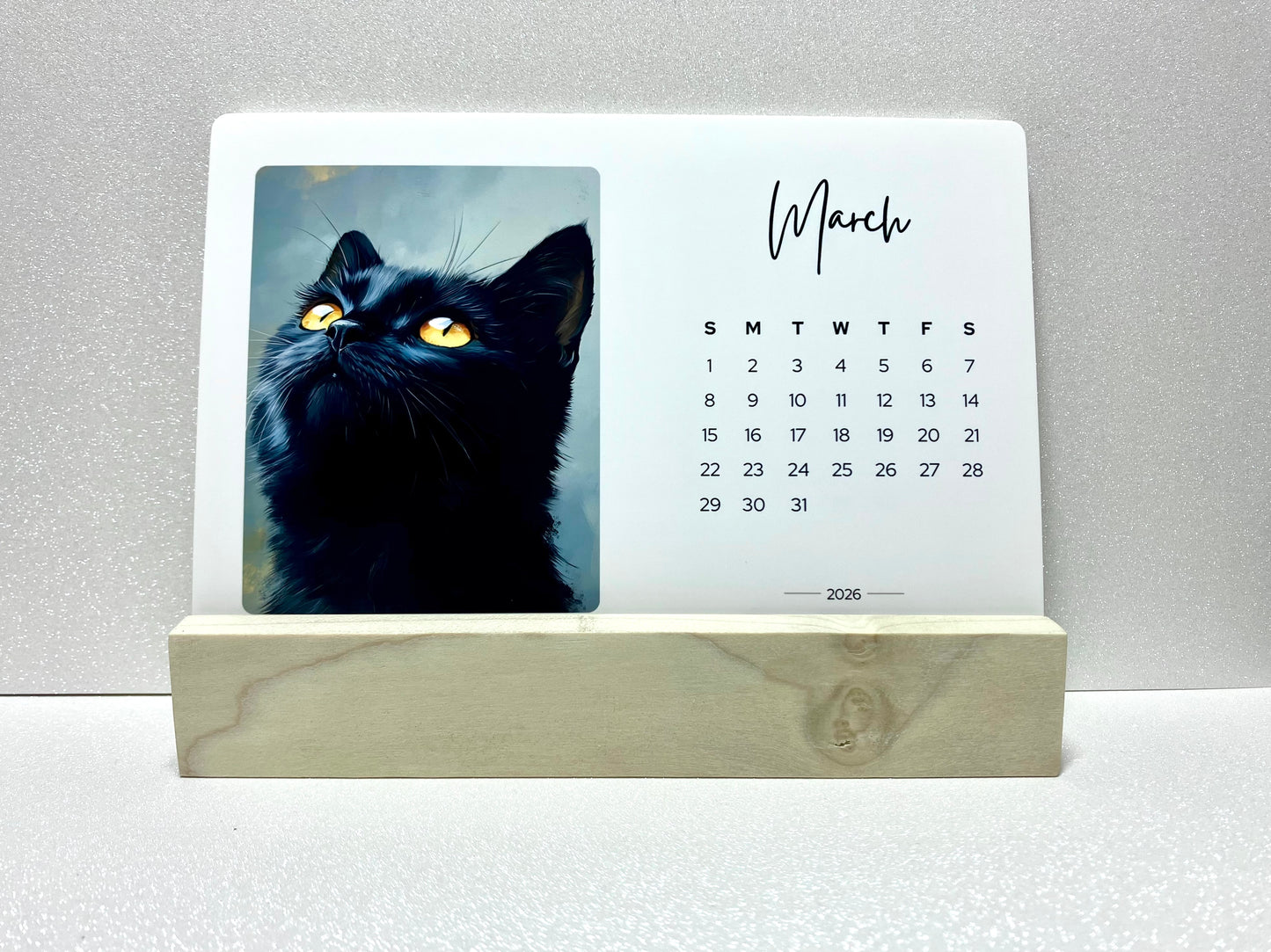 Custom Photo Desktop Calendar – 2026