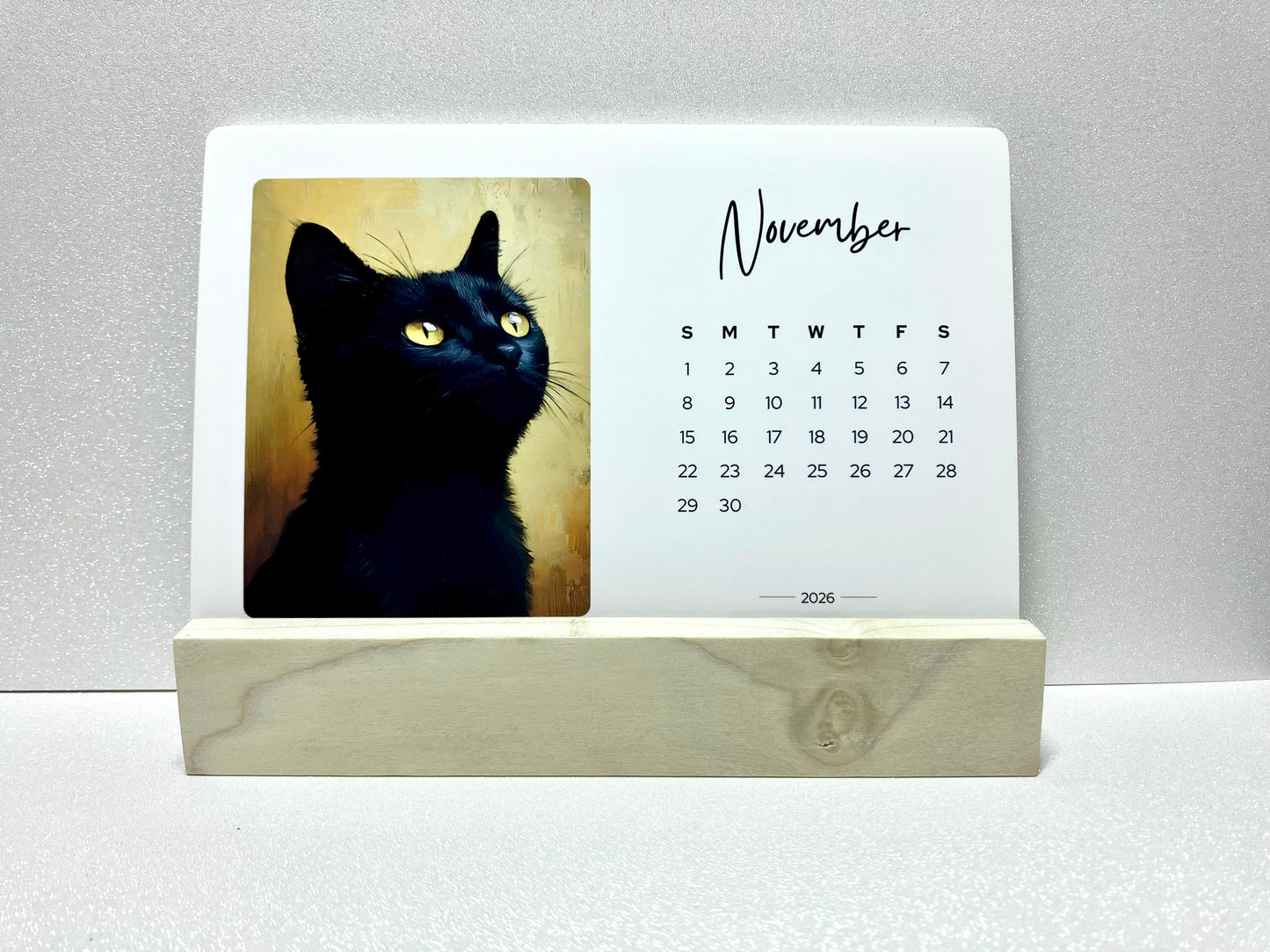 Custom Photo Desktop Calendar – 2026