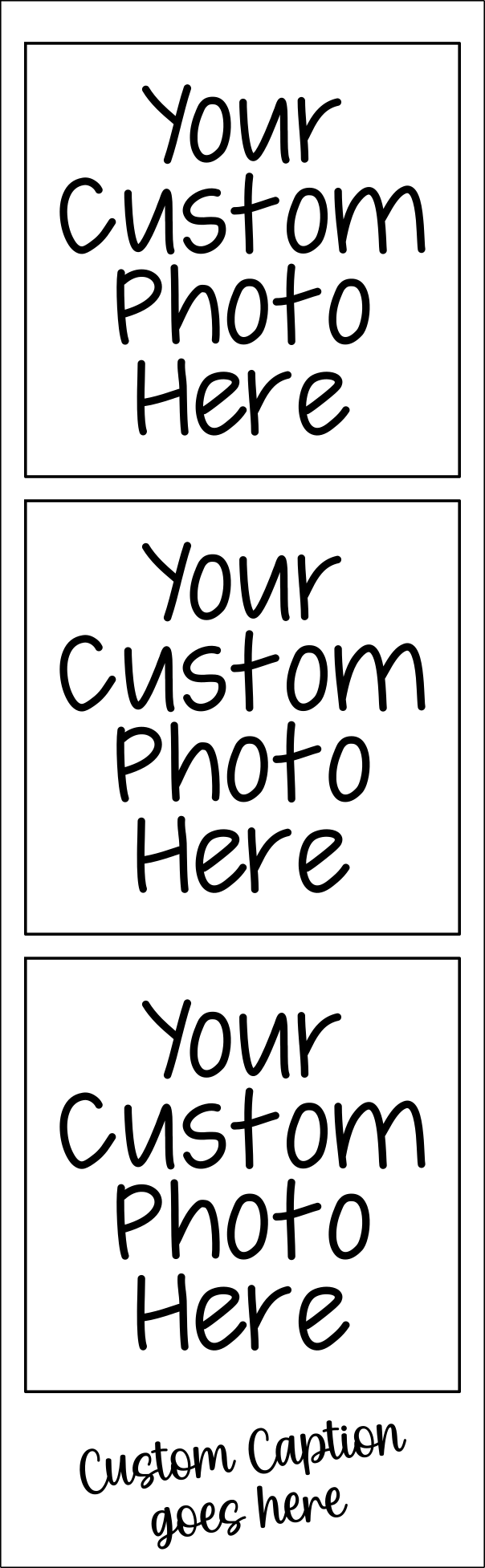 Photo Booth Picture Strip Magnet - 2 options available