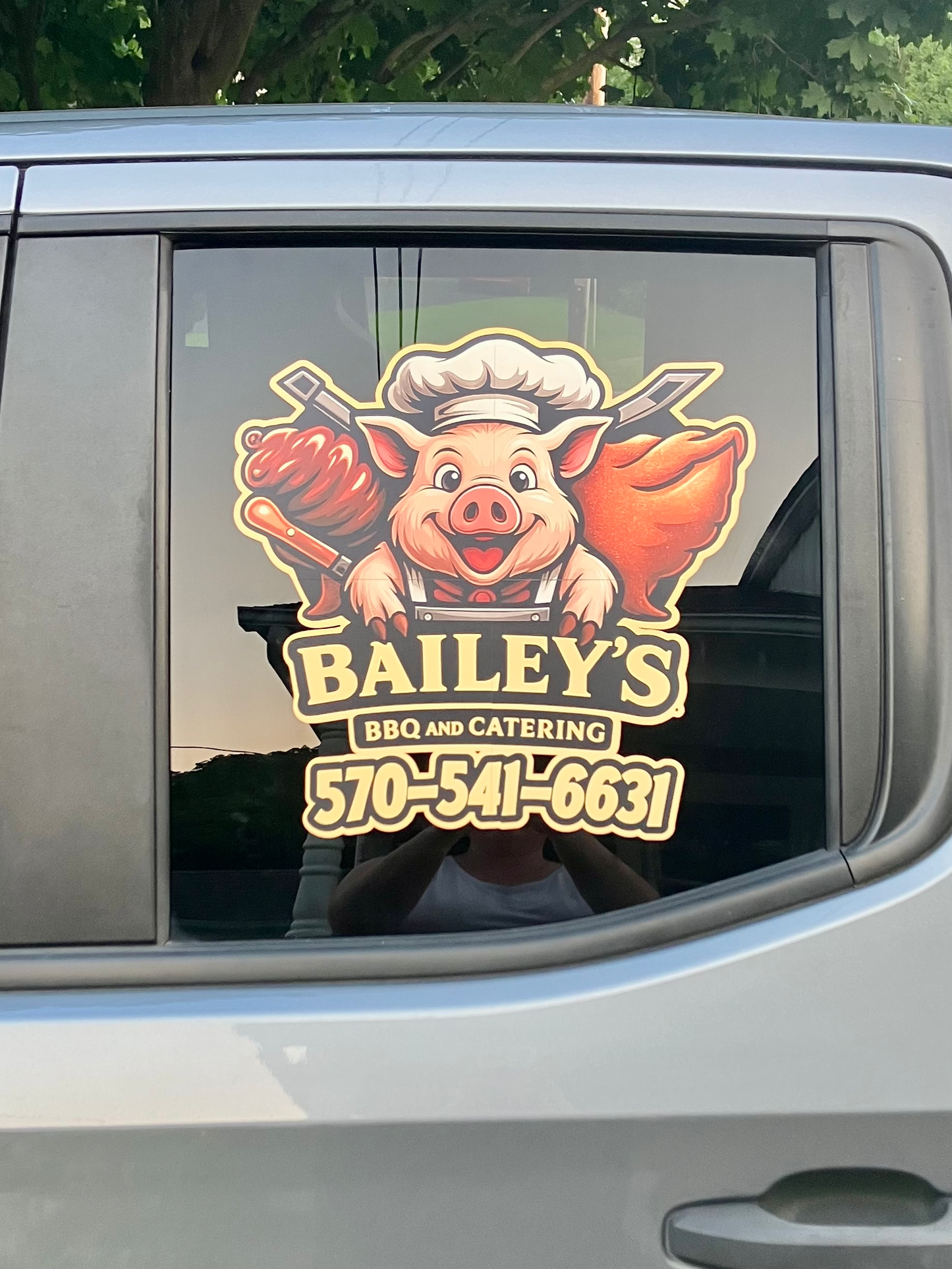 Custom Business Window Logos (Glossy or Matte Finish)